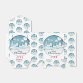 Modern Elegant Merry Feestdagen Bedankdoosjes (Uitgevouwen)