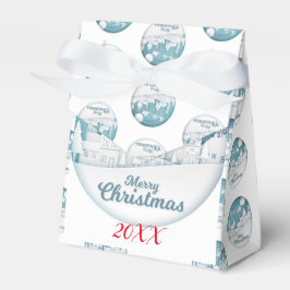 Modern Elegant Merry Feestdagen Bedankdoosjes