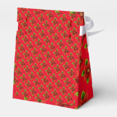 Modern Elegant Merry Feestdagen Bedankdoosjes (Achterkant)