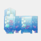 Modern Elegant Merry Feestdagen Bedankdoosjes (Uitgevouwen)