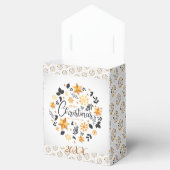 Modern Elegant Merry Feestdagen Bedankdoosjes (Geopend)