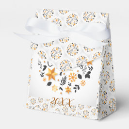 Modern Elegant Merry Feestdagen Bedankdoosjes