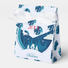 Modern Elegant Merry Feestdagen Bedankdoosjes