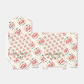 Modern Elegant Merry Feestdagen Bedankdoosjes (Uitgevouwen)