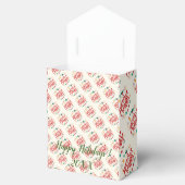 Modern Elegant Merry Feestdagen Bedankdoosjes (Geopend)