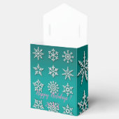 Modern Elegant Merry Feestdagen Bedankdoosjes (Geopend)