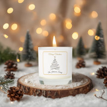 Modern Elegant Minimal Christmas Tree 