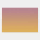 Modern Elegant Minimal Ombre Pink Blauwe Groenen Inpakpapier Vel (Voorkant 3)