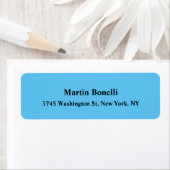 Modern Elegant minimalist Exclusive Sky Blue Etiket (Insitu)