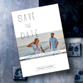 Modern Elegant Minimalist Photo Couple Wedding