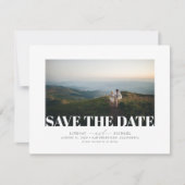 Modern Elegant Minimalist Save the Date Photo