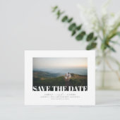 Modern Elegant Minimalist Save the Date Photo
