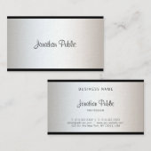 Modern Elegant Minimalist Simple Professional Luxe Visitekaartje (Voorkant / Achterkant)