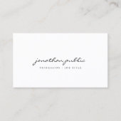 Modern Elegant Minimalist Template Script Profile Visitekaartje (Voorkant)