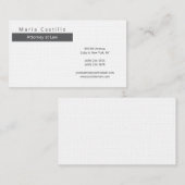 Modern Elegant Minimalist Visitekaartje (Voorkant / Achterkant)