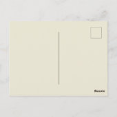 Modern & Elegant Minimalistisch Oefendiner Briefkaart (Achterkant)
