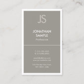 Modern elegant minimalistisch ontwerp, populair visitekaartje (Voorkant)