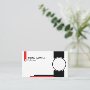 Modern Elegant Minimalistisch Ontwerp Trendy Plain Visitekaartje