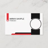 Modern Elegant Minimalistisch Ontwerp Trendy Plain Visitekaartje (Voorkant)