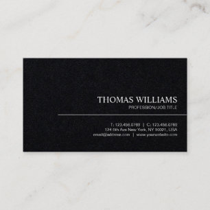 Modern Elegant Minimalistisch Professioneel Eenvou Visitekaartje
