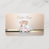 Modern Elegant Mixer Flowers Bakery Luminouse Visitekaartje (Voorkant)