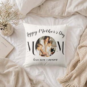 Modern Elegant Moederdag Photo Sierkussen