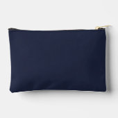 Modern Elegant Monogram Script Navy Blauw Etui (Achterkant)