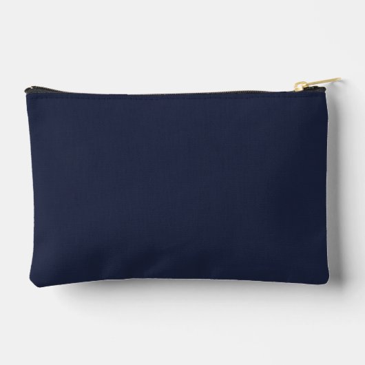 Modern Elegant Monogram Script Navy Blauw Etui (Achterkant)
