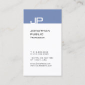 Modern elegant monogram, Trendy Simple Design Plai Visitekaartje (Voorkant)