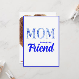 Modern Elegant Mother’s Day| Forever  my Friend Kaart