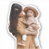 Modern Elegant Mother’s Day Sticker (Voorkant)