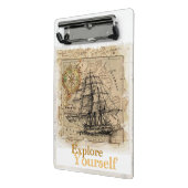 Modern elegant Motivatie Inspirerend citaat Mini Klembord (Angled2)