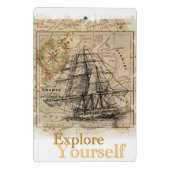 Modern elegant Motivatie Inspirerend citaat Mini Klembord (Achterkant)