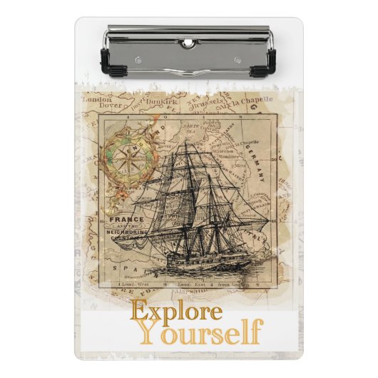 Modern elegant Motivatie Inspirerend citaat Mini Klembord (Voorkant)