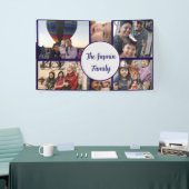 Modern elegant multi photo family stylish  spandoek (Beurs)