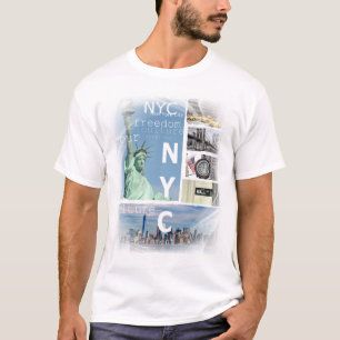 Modern Elegant New York City Manhattan Nyc T-shirt