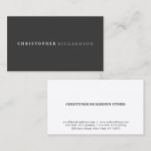 MODERN & ELEGANT Nr. 1 Visitekaartje (Voorkant / Achterkant)