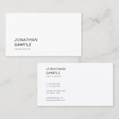 Modern Elegant Ontwerp Eenvoudige Professionele Te Visitekaartje (Voorkant / Achterkant)