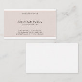 Modern Elegant Ontwerp Professionele Koele Sjabloo Visitekaartje (Voorkant / Achterkant)