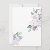 Modern Elegant Orchids & Greenery Rehearsal Dinner Kaart (Achterkant)