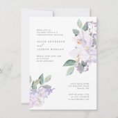 Modern Elegant Orchids & Greenery Rehearsal Dinner Kaart (Voorkant)