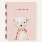 Modern Elegant Pastel Roze Baby cadeau voor mama o Notitieboek (Voorkant)