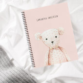 Modern Elegant Pastel Roze Baby cadeau voor mama o Notitieboek