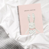 Modern Elegant Pastel Roze Baby cadeau voor mama o Notitieboek