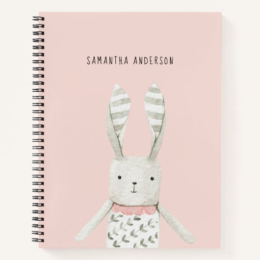 Modern Elegant Pastel Roze Baby cadeau voor mama o Notitieboek (Voorkant)