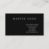 Modern Elegant Personal Trainer Visitekaartje (Achterkant)