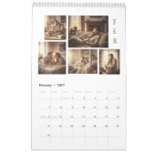 Modern & Elegant Personalized 2026 Calendar Kalender (Feb 2027)
