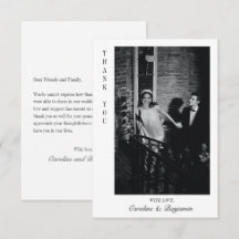 Modern Elegant Personalized Message Weddenschap