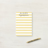 Modern Elegant Personalized School Teachers Name Post-it® Notes (Op bureau)