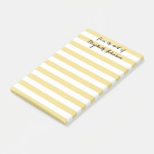 Modern Elegant Personalized School Teachers Name Post-it® Notes (Schuin)